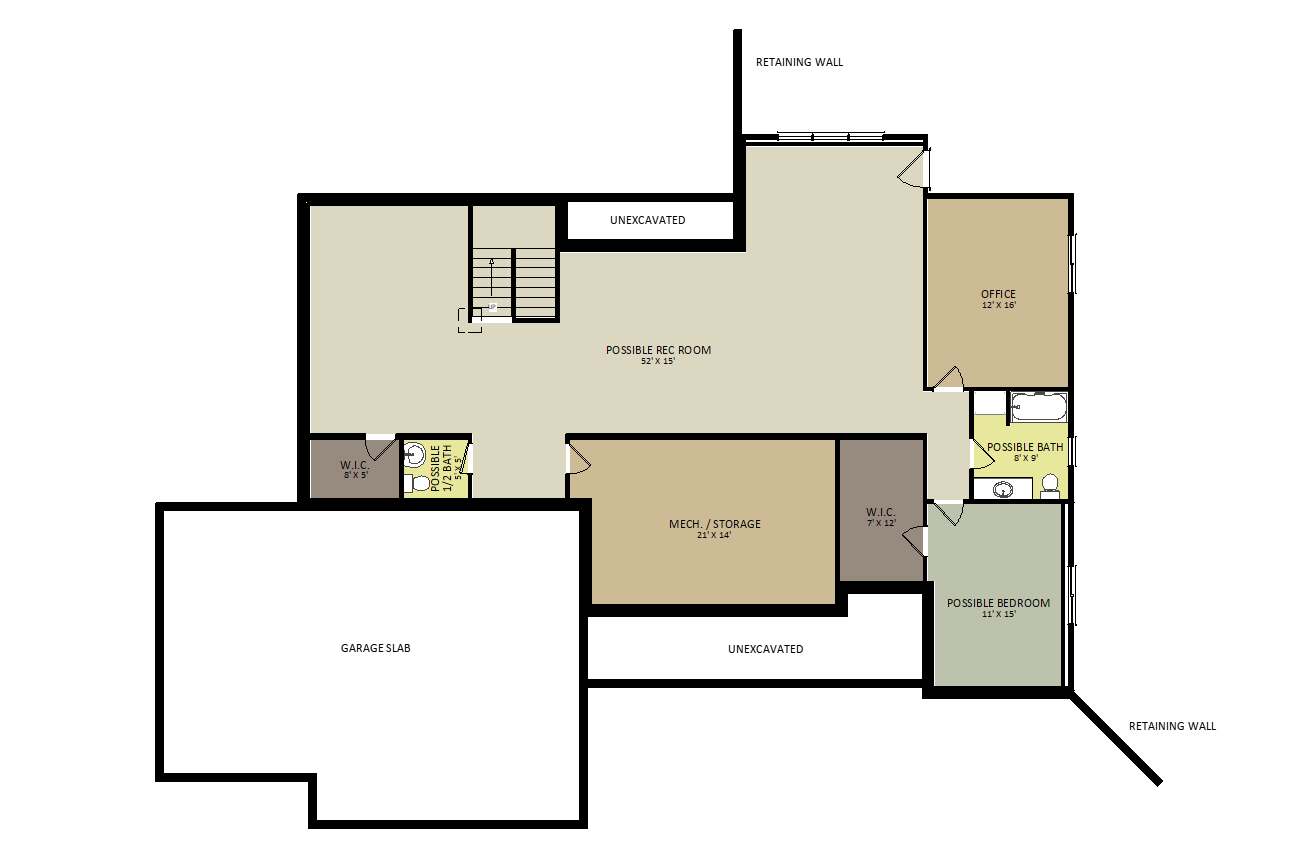 MontgomeryLower Level Floor Plan